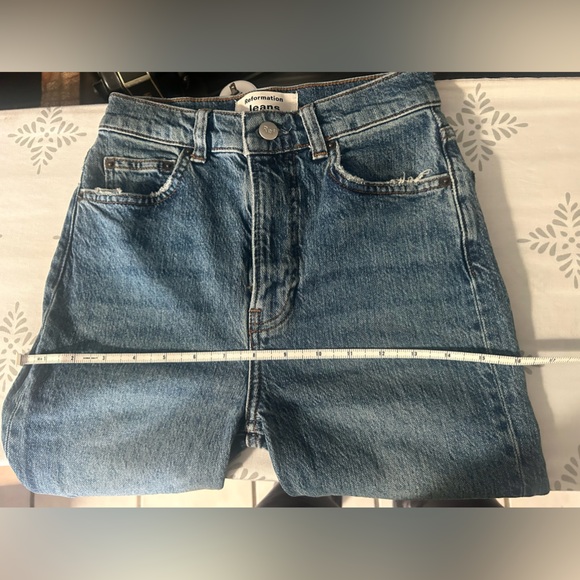 Reformation Palermo Destroyed Jeans Size 24 - Picture 8 of 10
